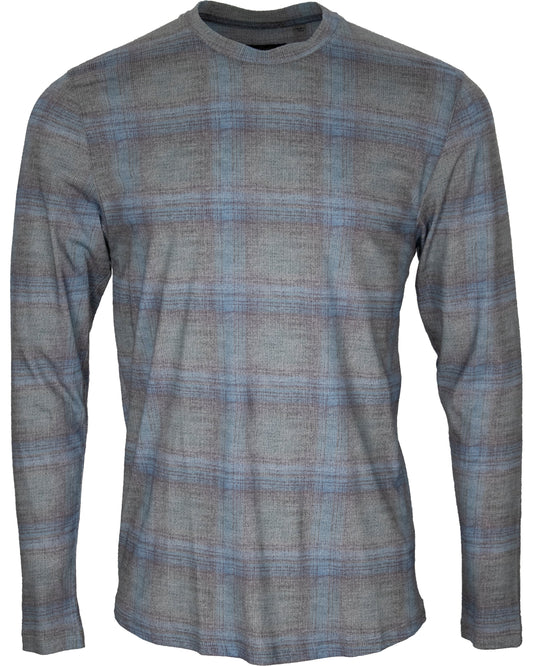 Monty Tartan Fog Crew Neck Tee