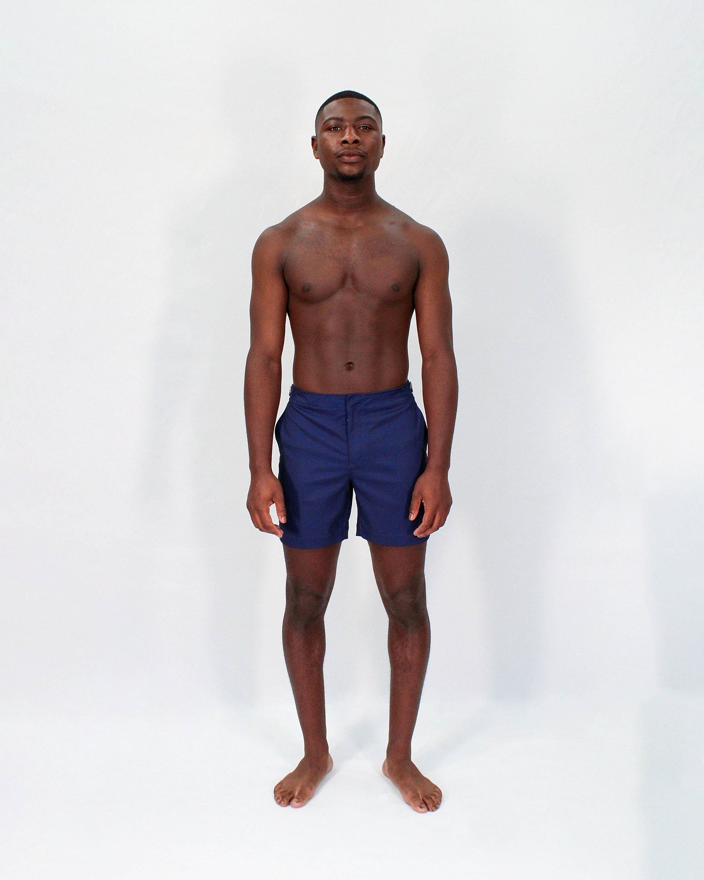 POOL OXFORD BADESHORTS – MARINEBLAU
