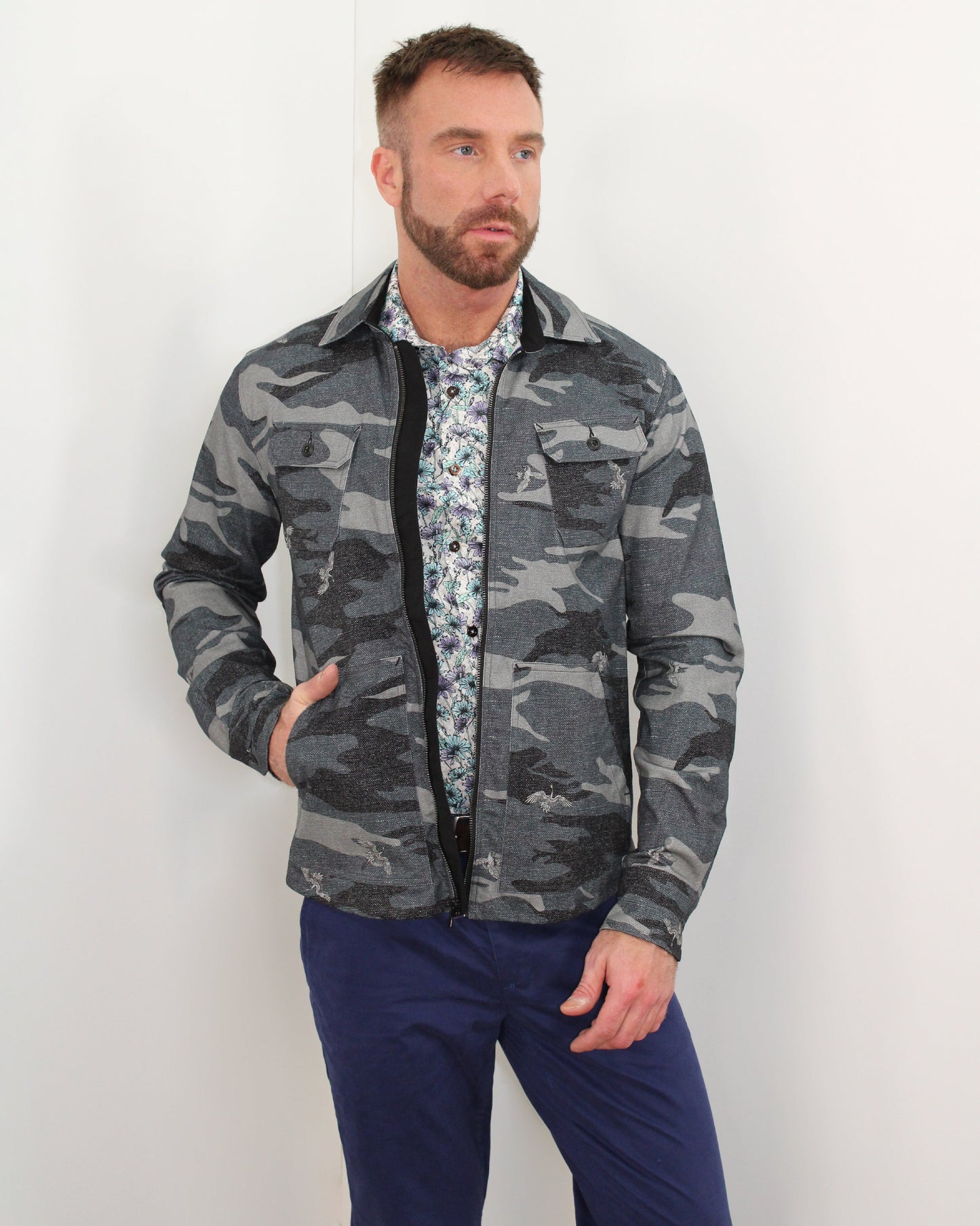 Zen Crane Camo Charcoal