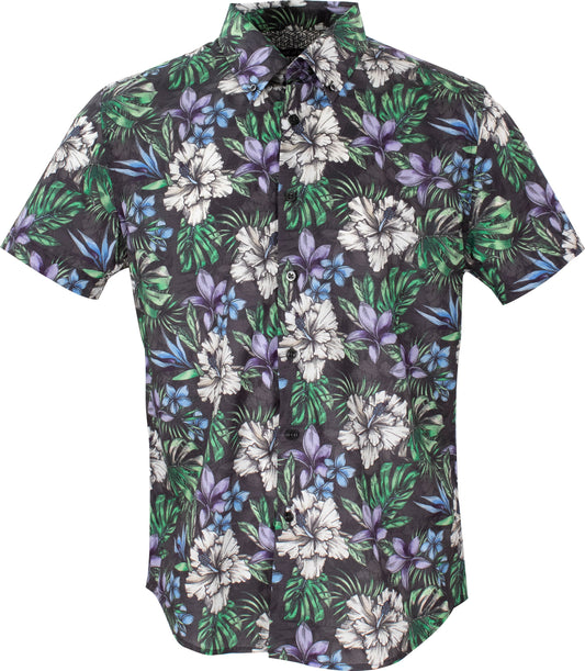 TIM COLORFUL FLORAL BLACK