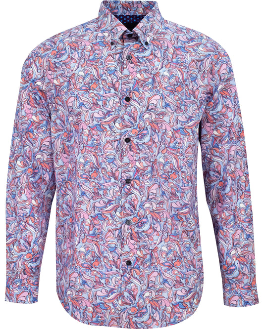 MITCHELL PAISLEY LAYERS SHIRT - NEAPOLITAN
