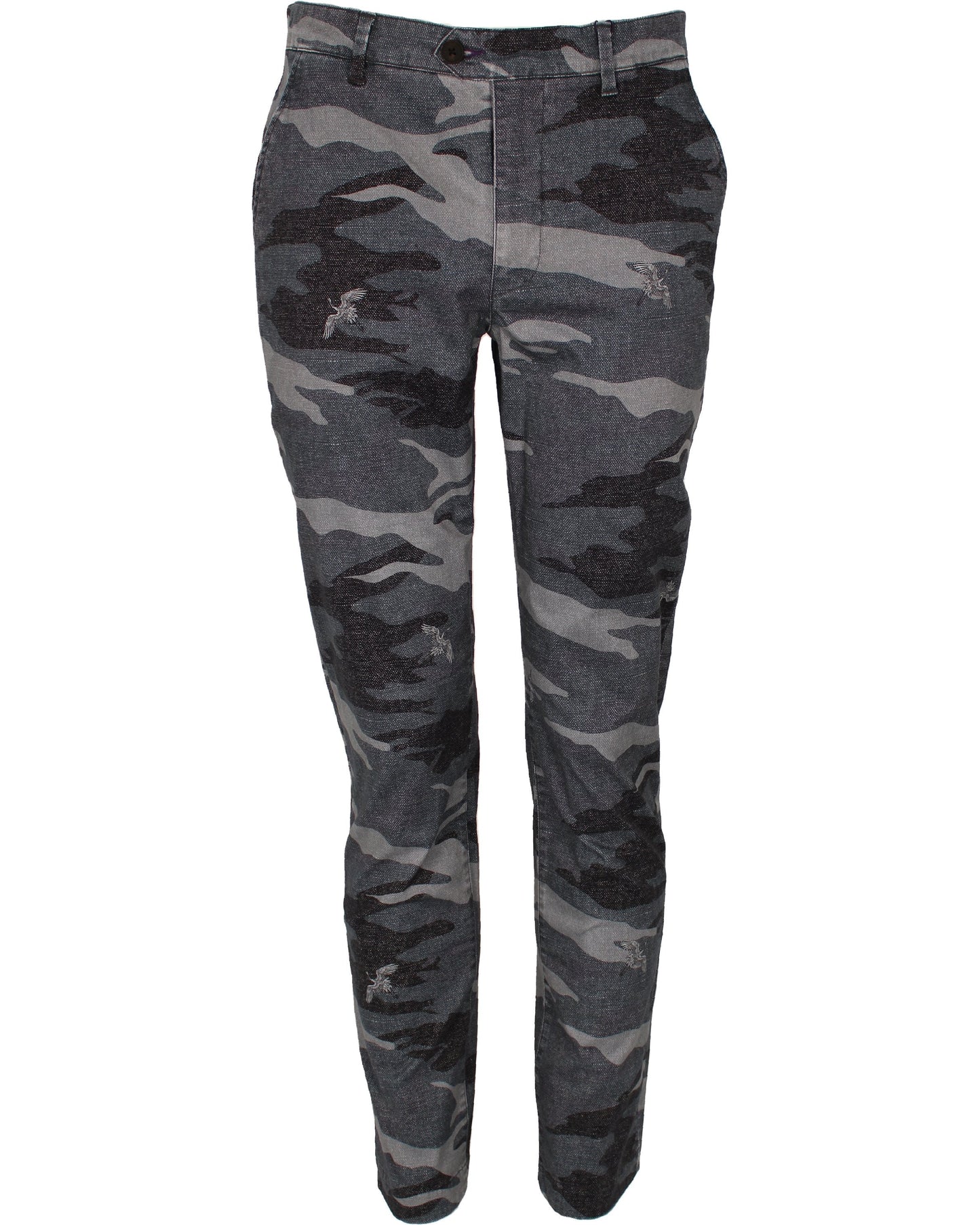 Jack Crane Camo Charcoal Pants