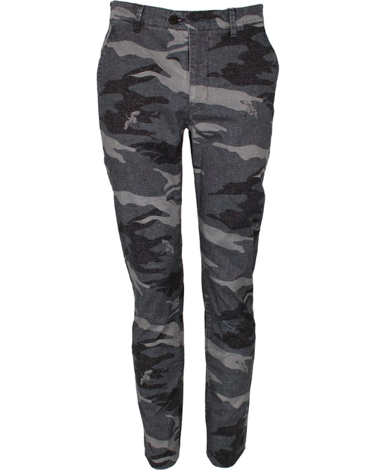 Jack Crane Camo Charcoal Pants
