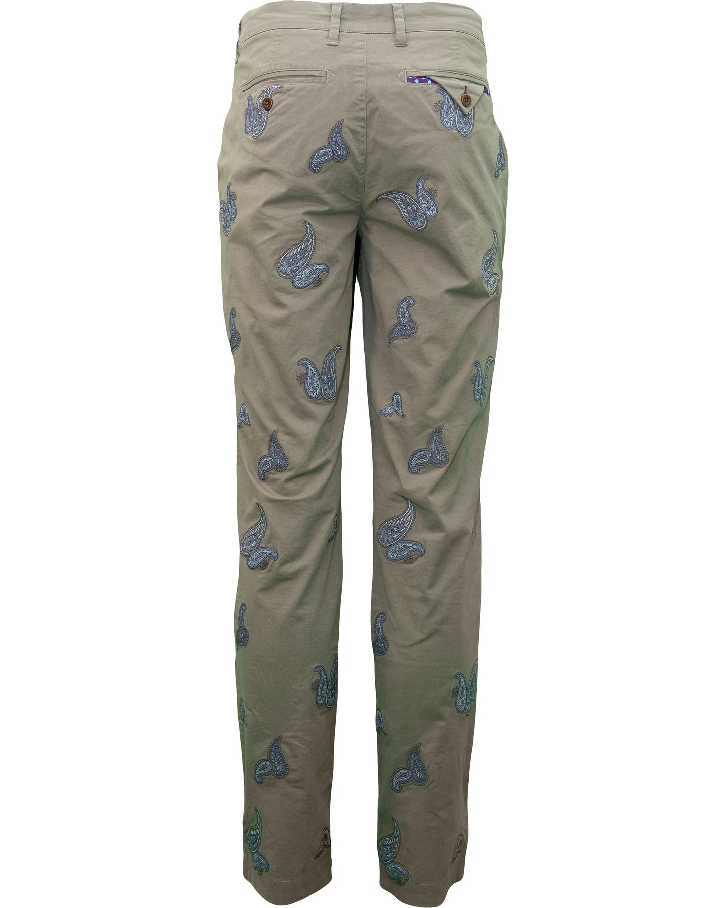 CHARLES HOSE MIT PAISLEY-STICKEREI - MOOS