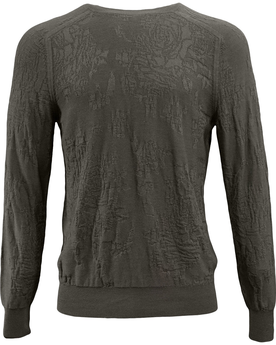 COLE FULLY FASHIONED MERINO CREWNECK SWEATER - SAGE