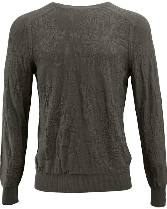 COLE FULLY FASHIONED MERINO CREWNECK SWEATER - SAGE