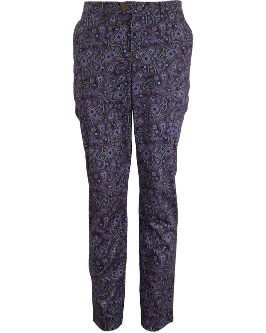 JACK TRIBUNE PAISLEY HOSE - PFLAUME