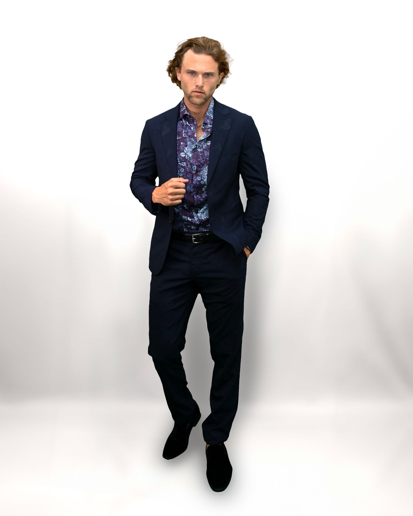 JAQUES WOLLBLAZER - MARINEBLAU