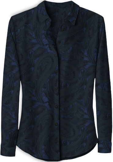 SCARLET MERINO SHIRT - BADALONA SMOKE