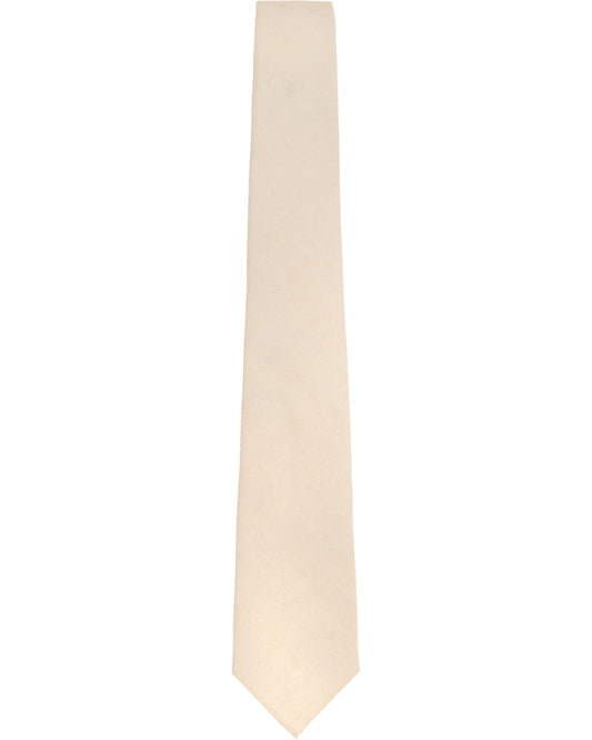 TADDEO MERINO TIE - LIMESTONE