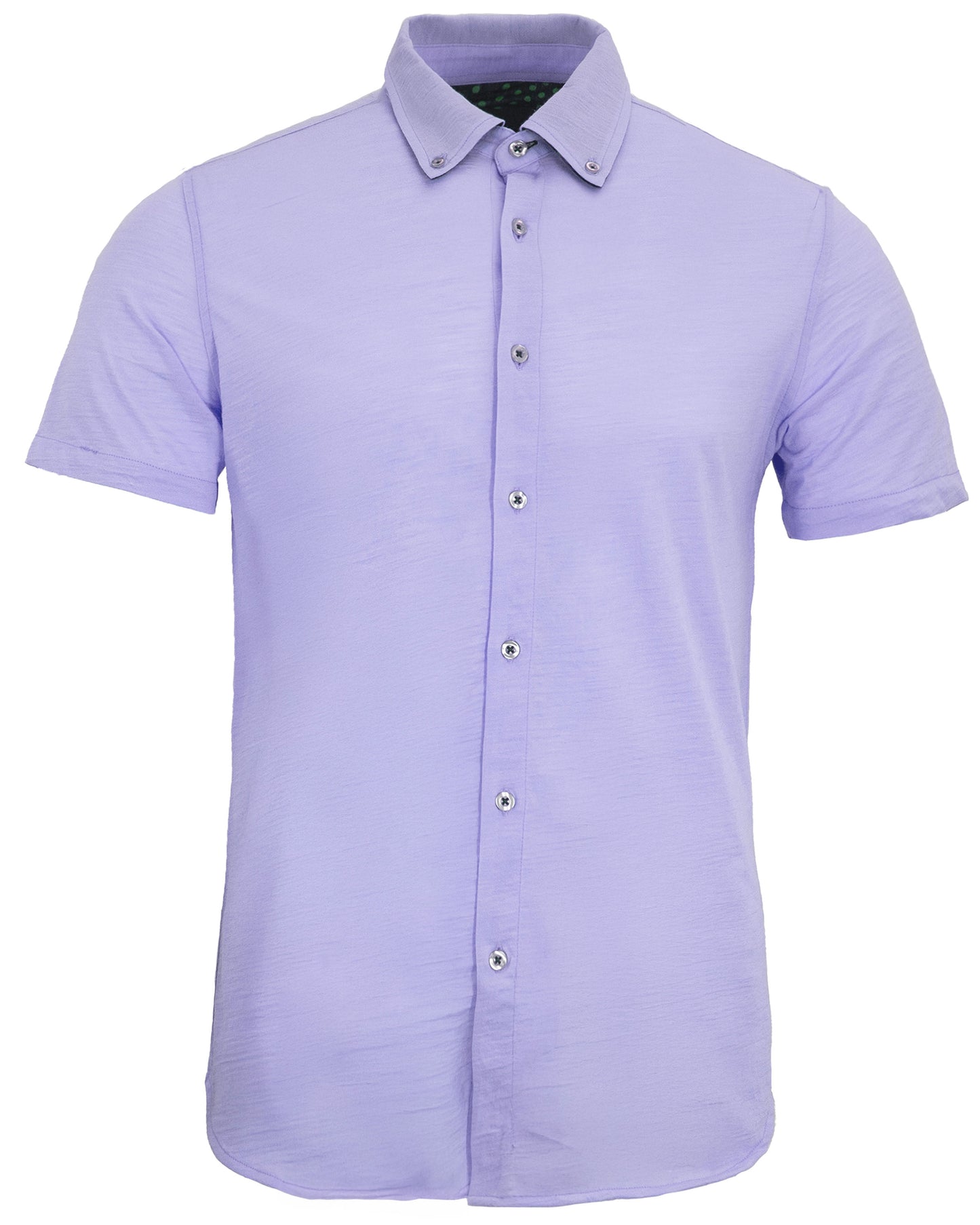 TOBIAS MERINO SHIRT IN LAVENDER