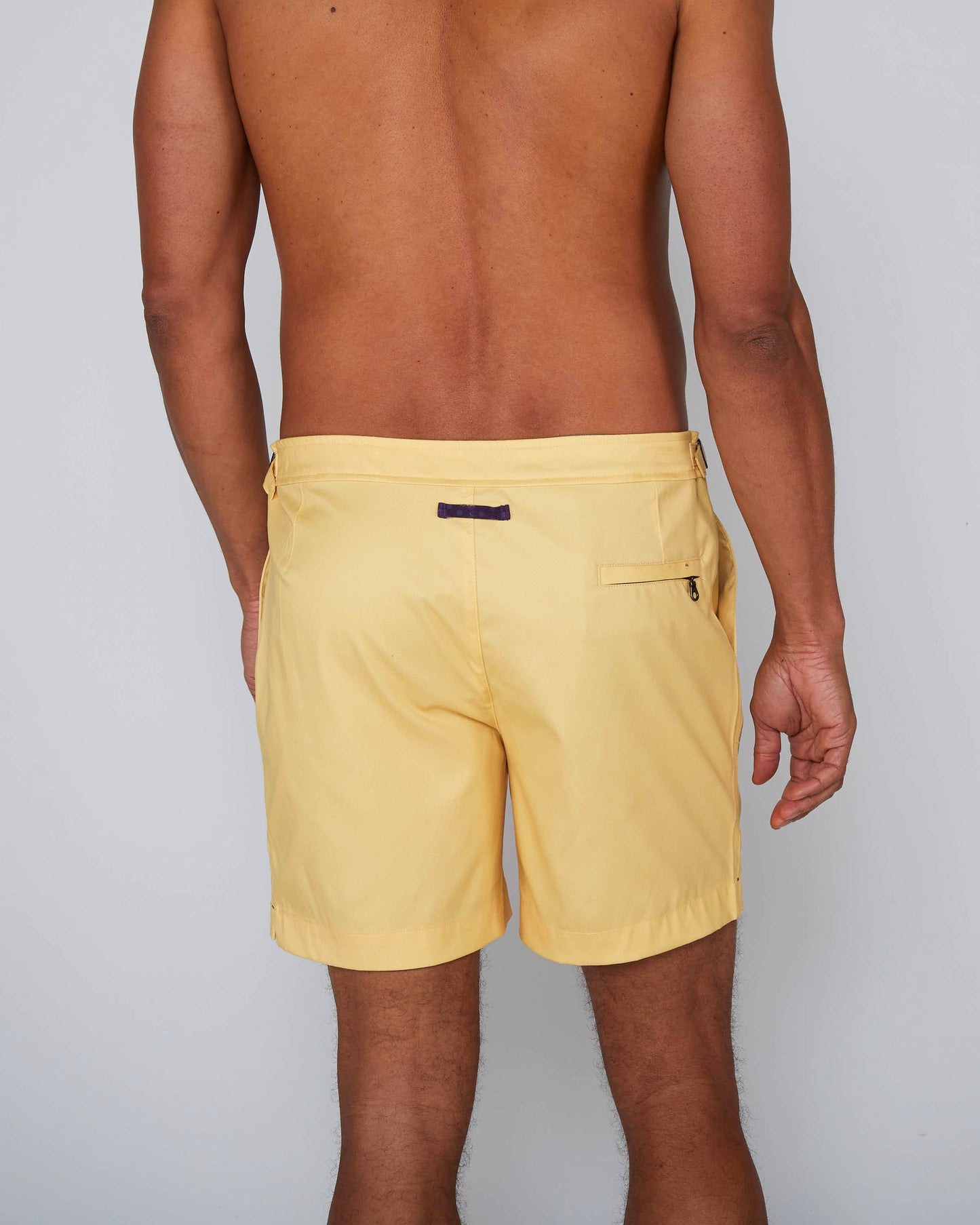 NEPTUNE OXFORD TAILORED SWIM SHORT - SUNSHINE