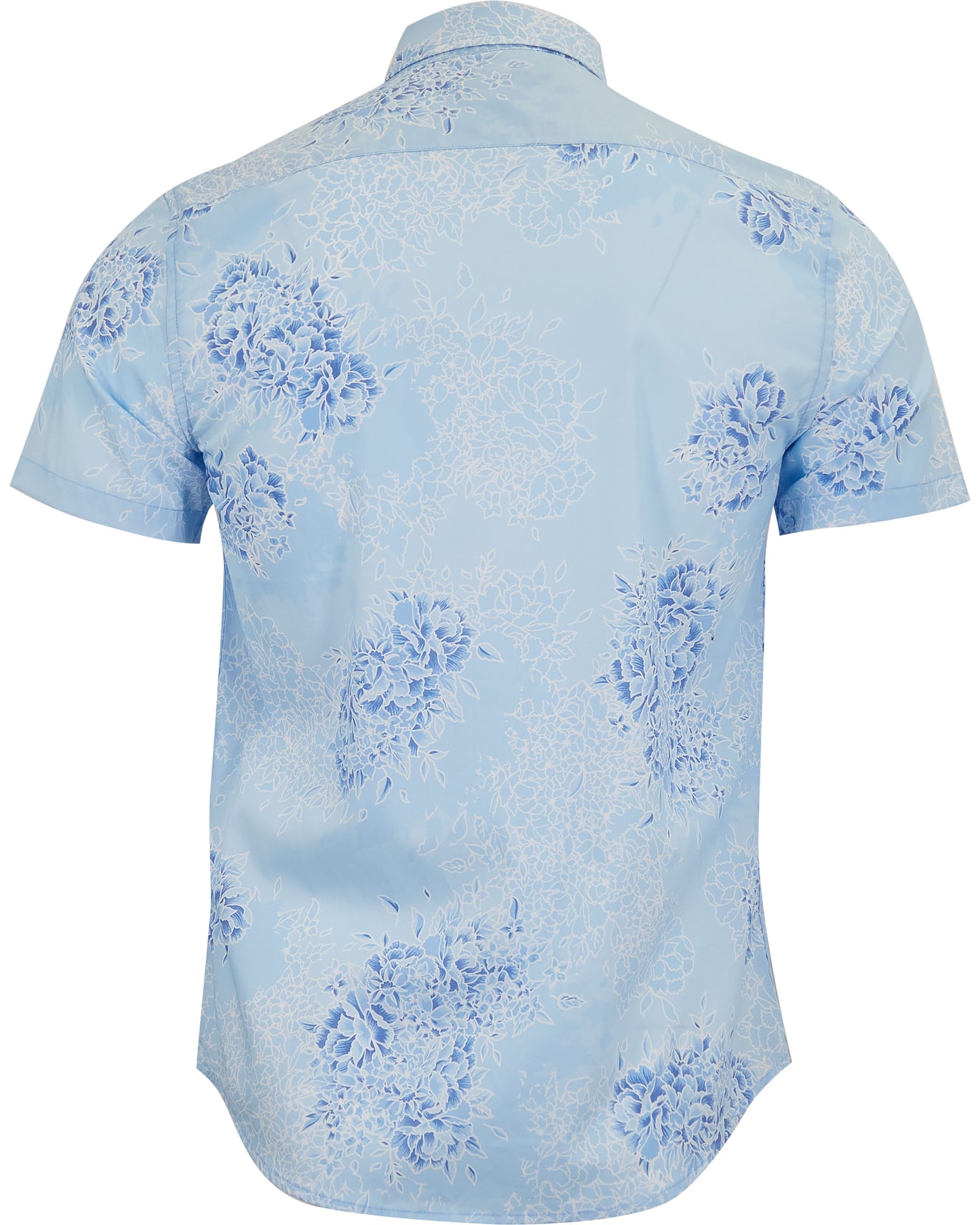 TIM BOUQUET ISLAND SHIRT -  BLUE