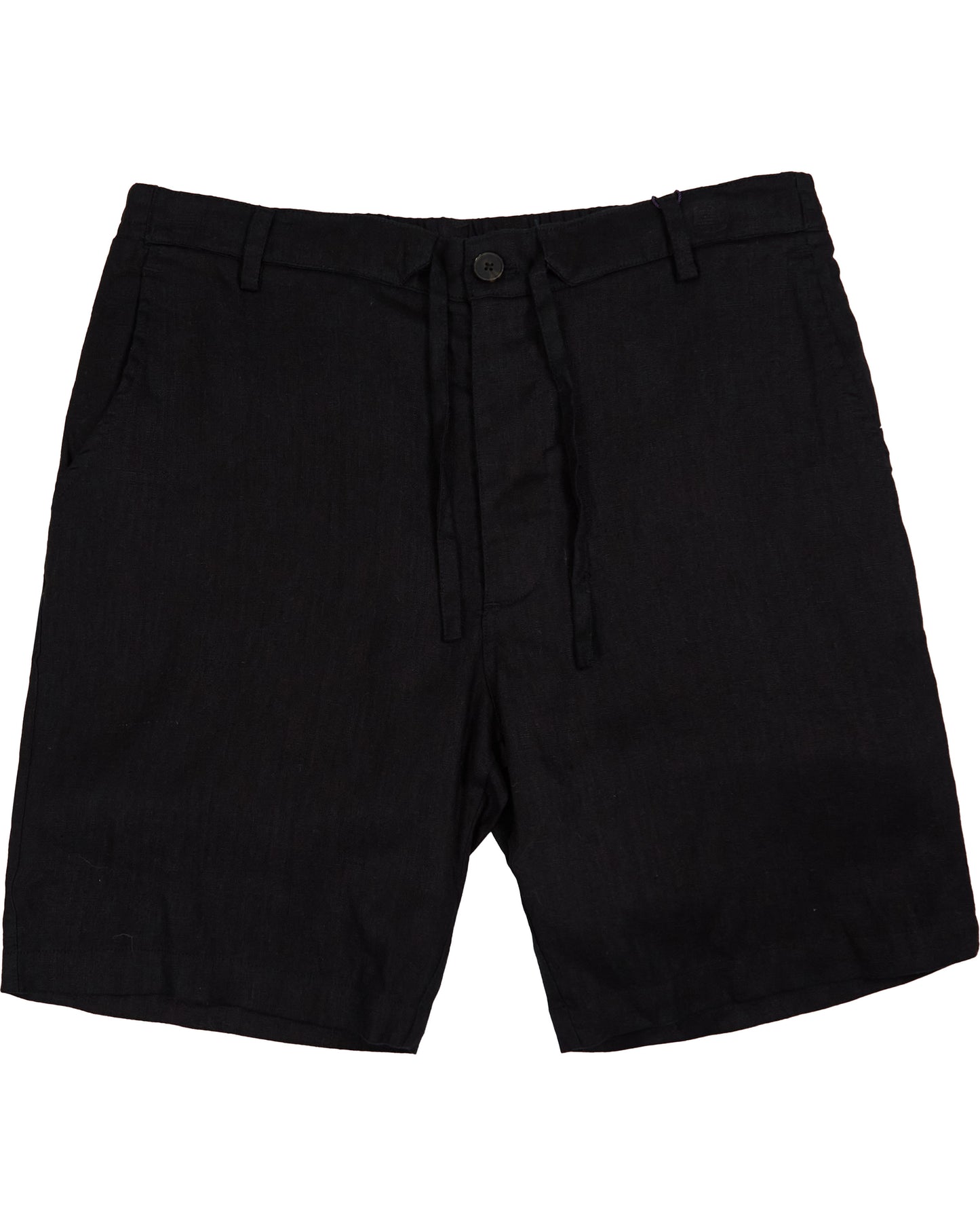 DEVONSHIRE LINEN SHORT - BLACK