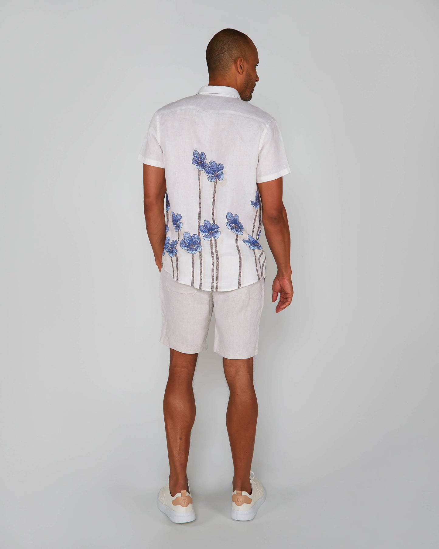 DEVONSHIRE LINEN SHORT - NATURAL