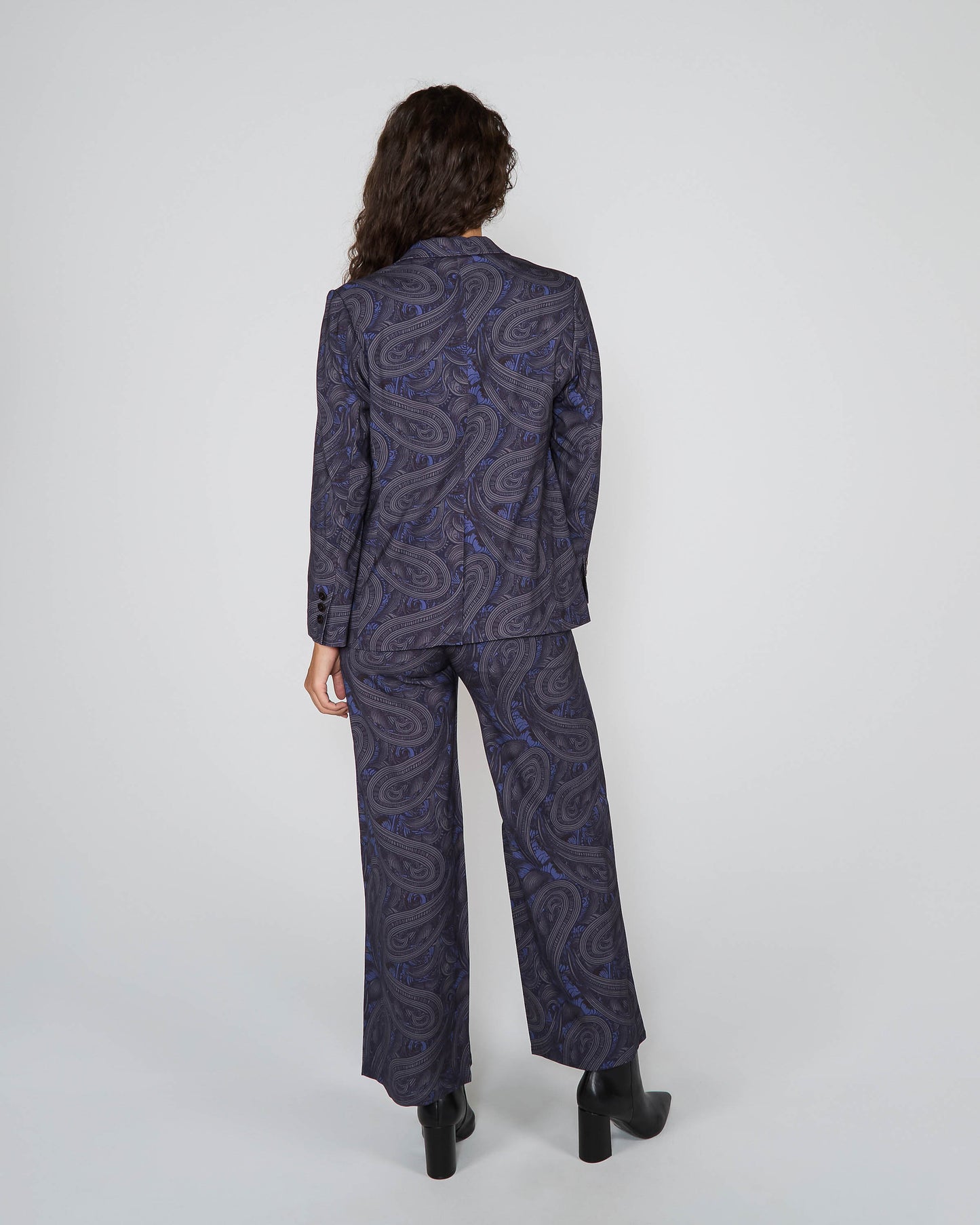 JULIA TAILORED JACKET - BADALONA SMOKE