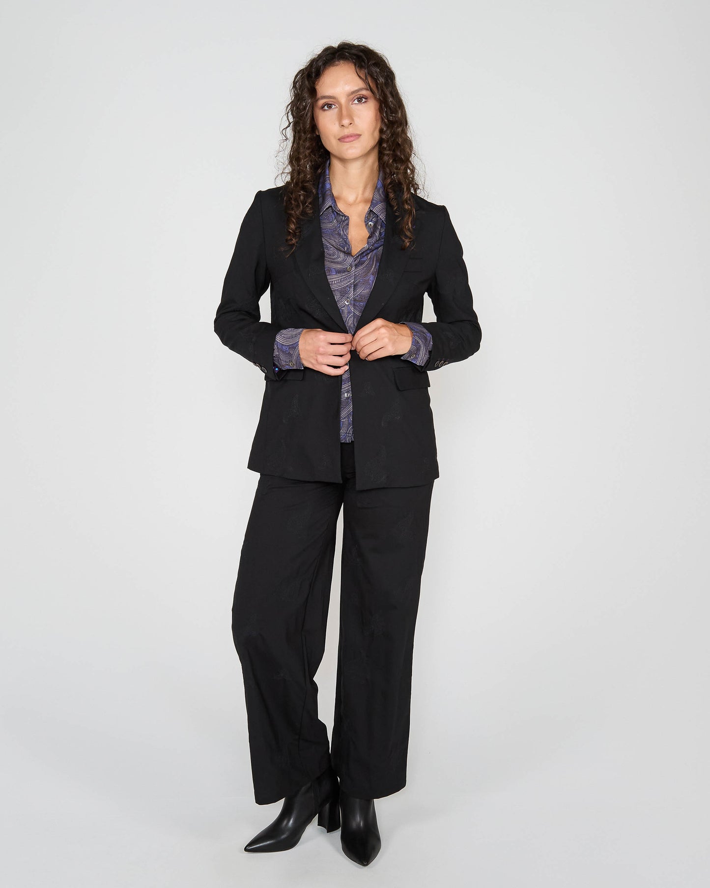 JULIA TAILORED JACKET - BLACK