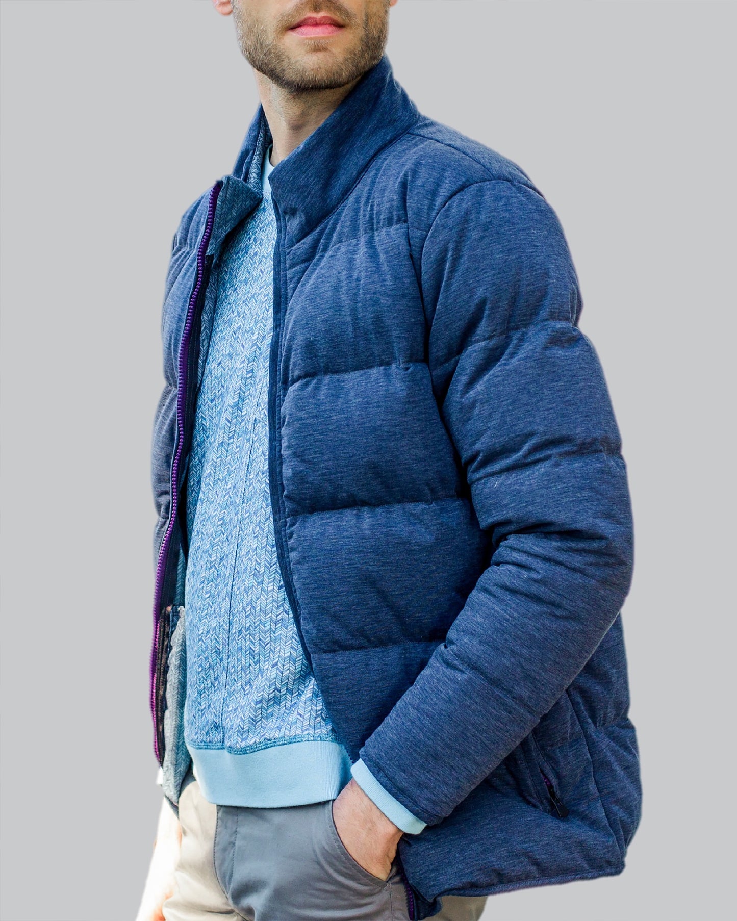 DUVET TECHDOWN NAVY JACKET