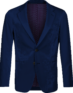 JORDAN NAVY MEN'S VELVET BLAZER