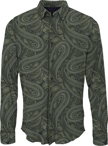 SHAWN PAISLEY BADALONA SAGE MEN'S EXTRA-FINE MERINO LONG-SLEEVE SHIRT