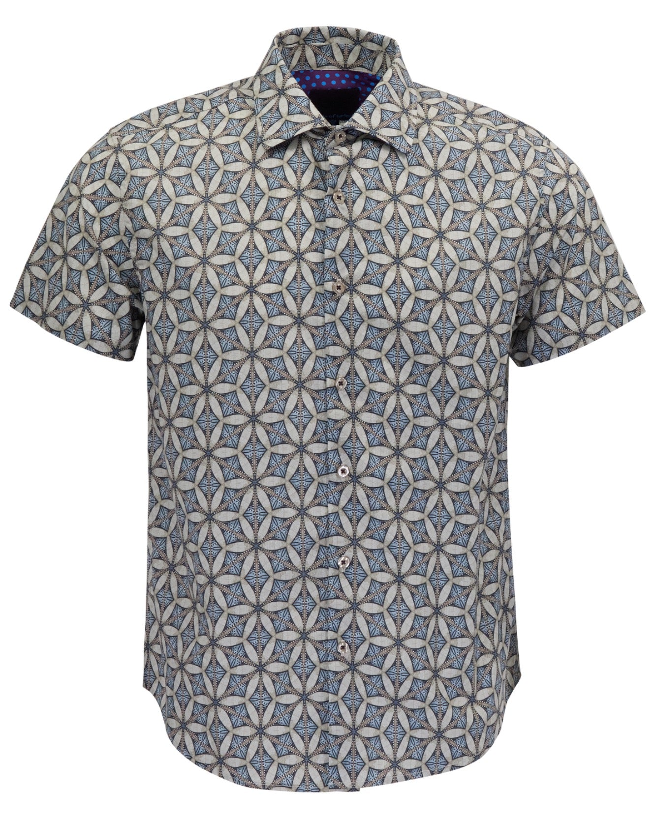 GEORGE TRIBAL NATURAL MENS PRINTED SHIRT