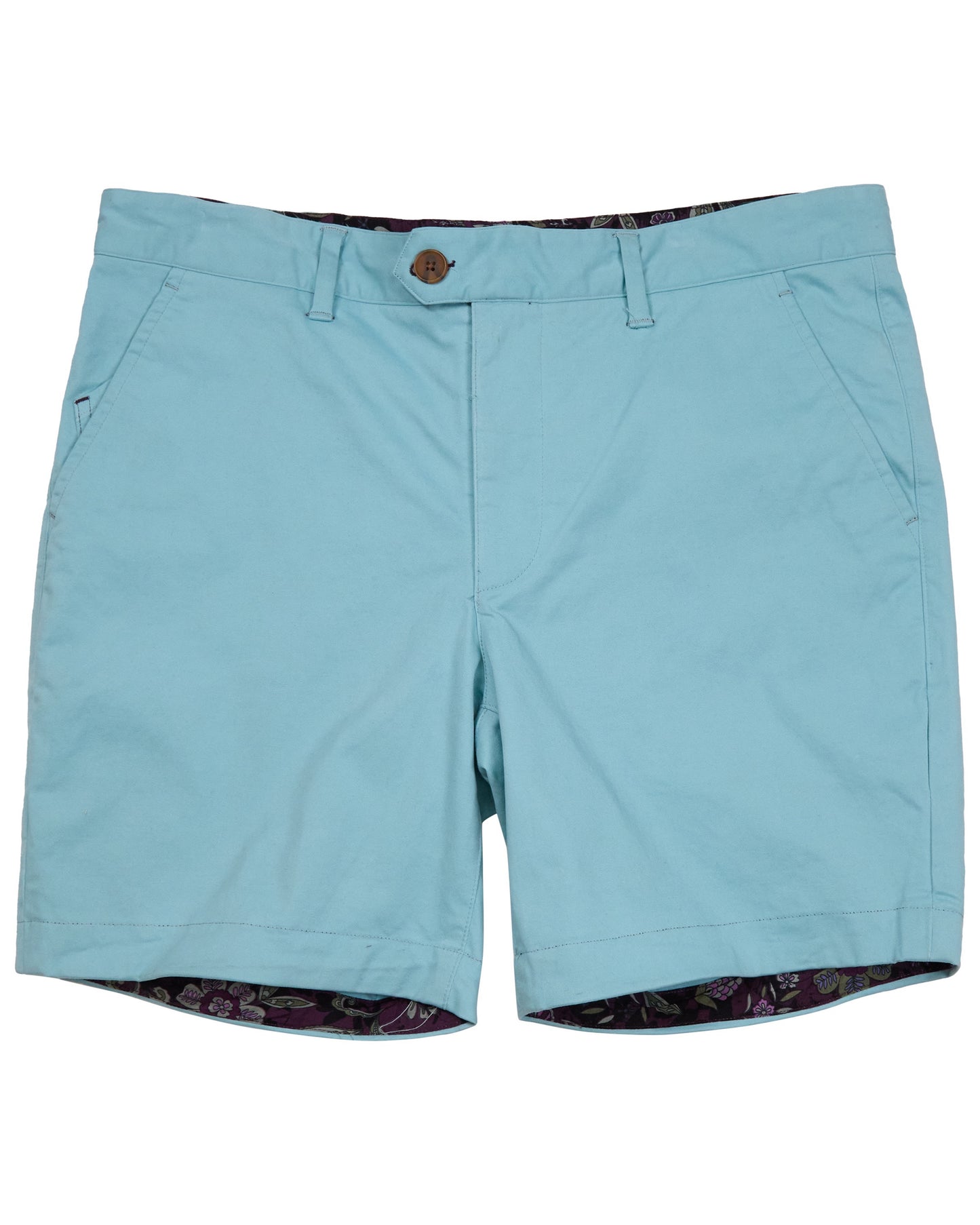 JOHN TEAL MENS FLAT FRONT SHORT