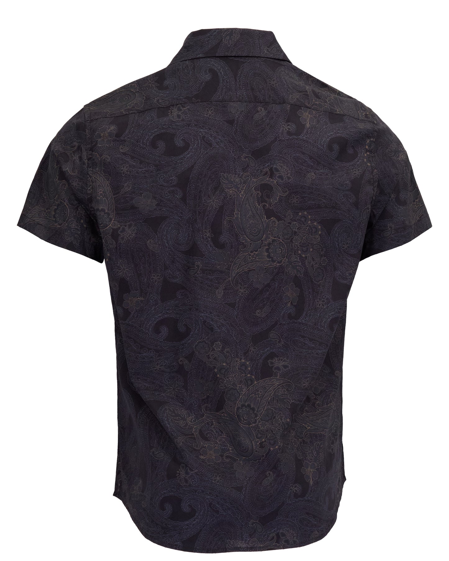 SCOTT PAISLEY EXPLOSION BLACK MENS PRINTED SHIRT