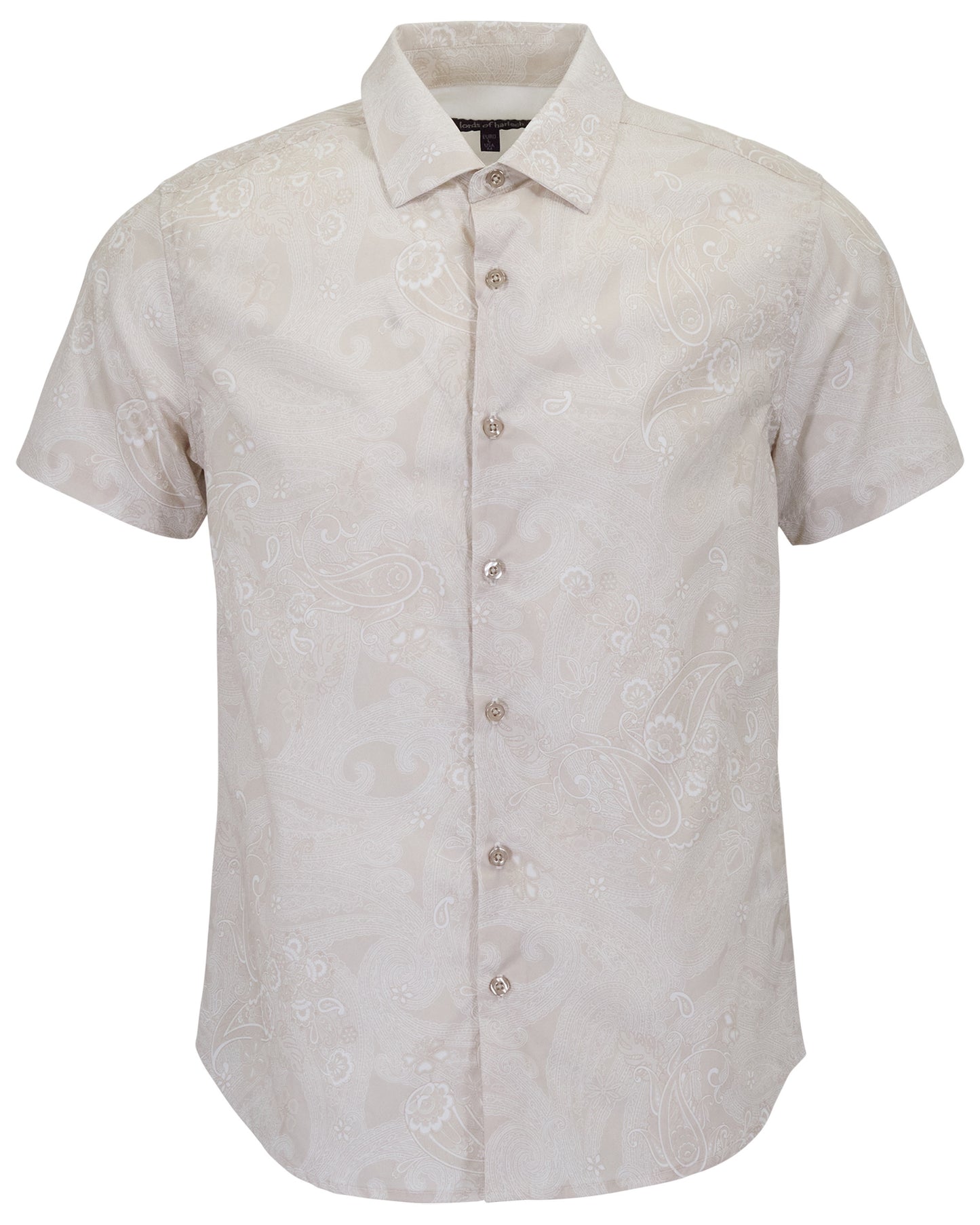 SCOTT PAISLEY EXPLOSION IVORY MENS PRINTED SHIRT