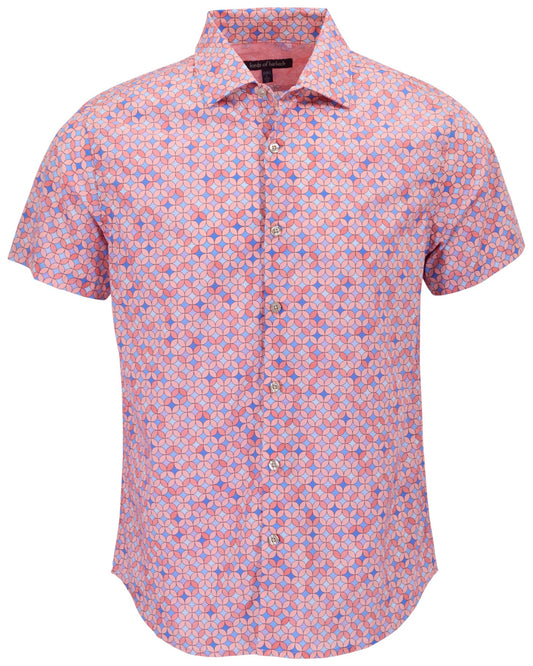 SCOTT RETRO STAR CORAL MENS PRINTED SHIRT