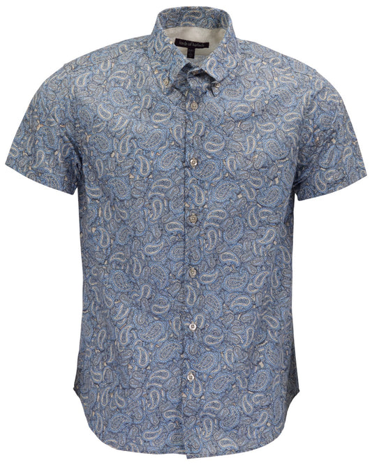 TIM PAISLEY PILE NATURAL MENS PRINTED SHIRT