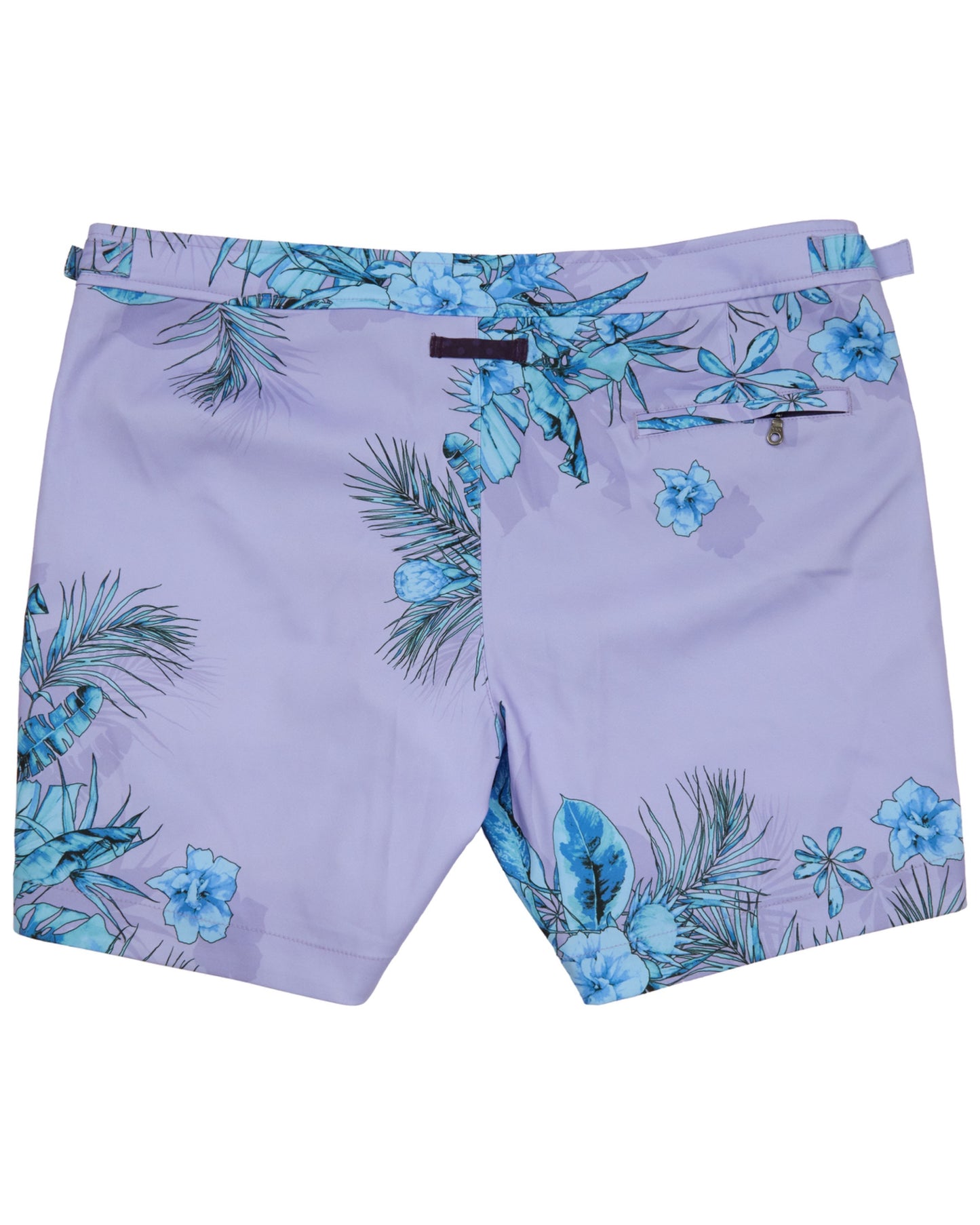 NEPTUNE MALI FLORAL LAVENDER MENS TAILORED SWIM SHORT