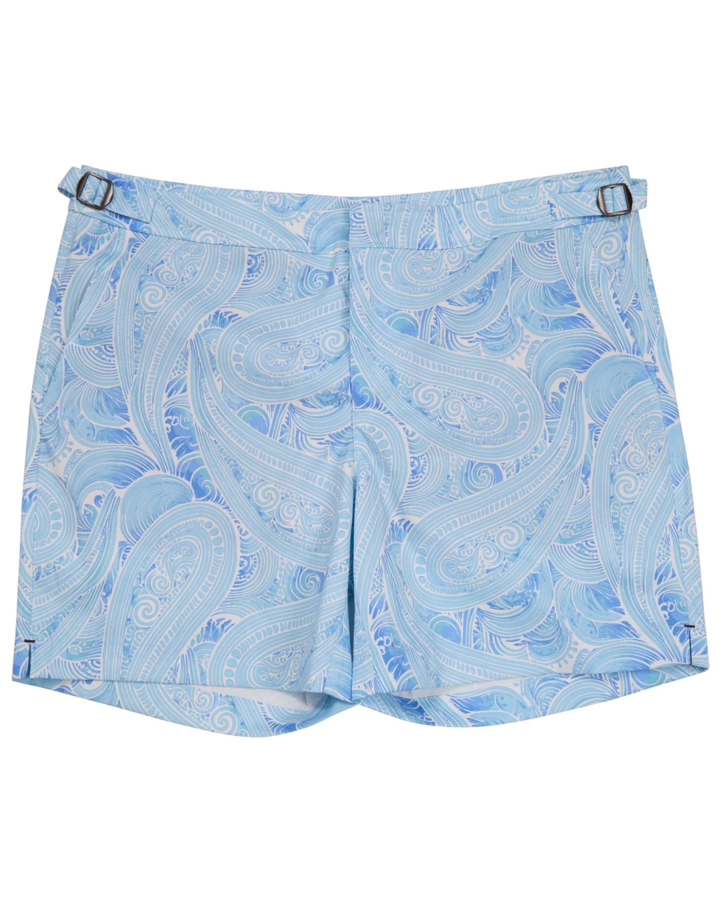 NEPTUNE MARAKESH PAISLEY TEAL MENS TAILORED SWIM SHORT