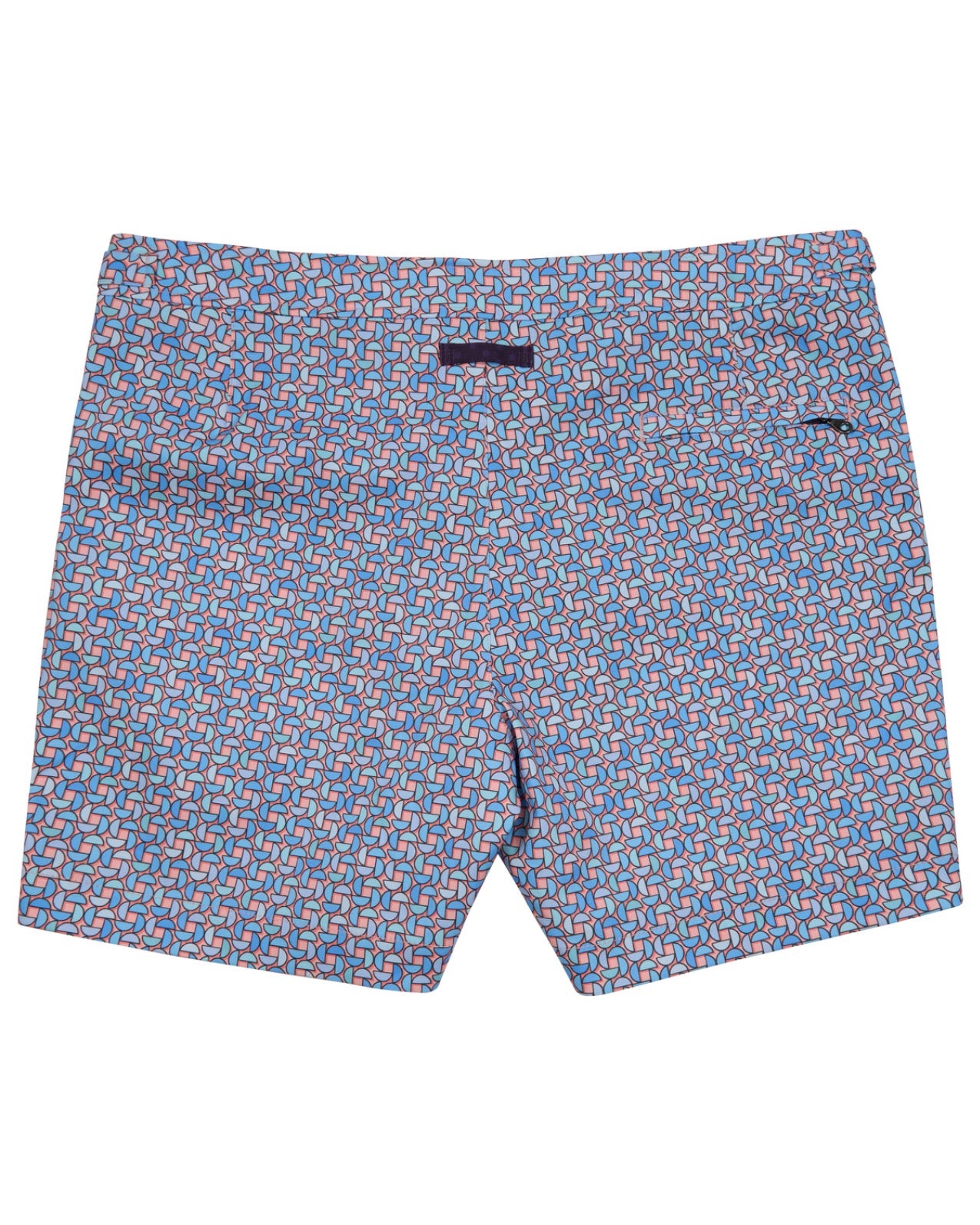 NEPTUNE SLICES GEO CORAL MENS TAILORED SWIM SHORT