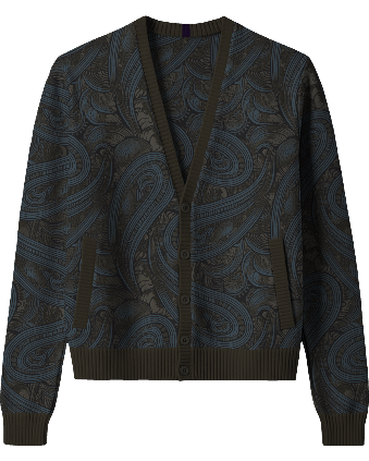 VANESSA PAISLEY BADALONA BROWNIE WOMEN'S SWEATER