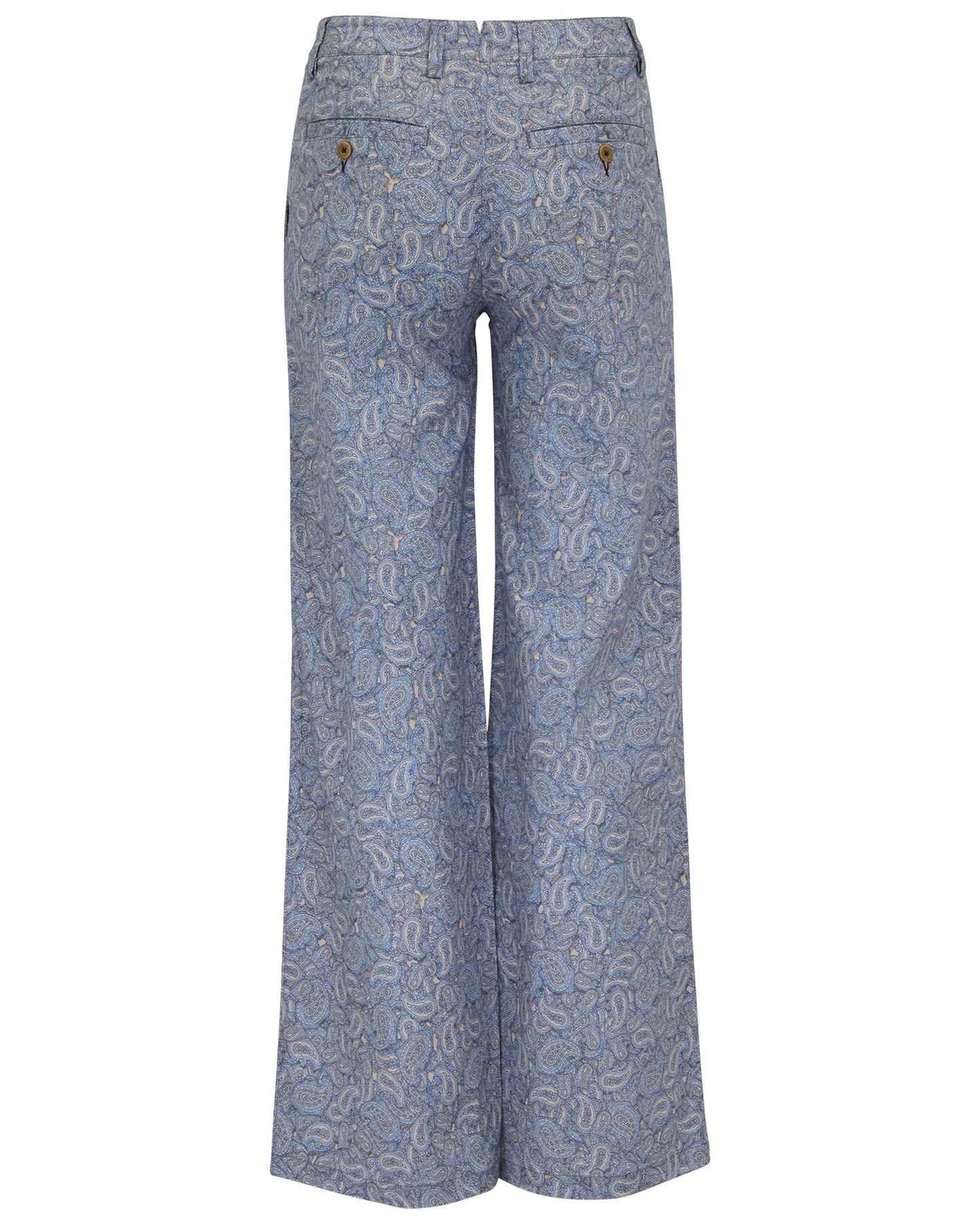 PHILLIS PAISLEY PILE NATURAL WOMENS WIDE-LEG PANT