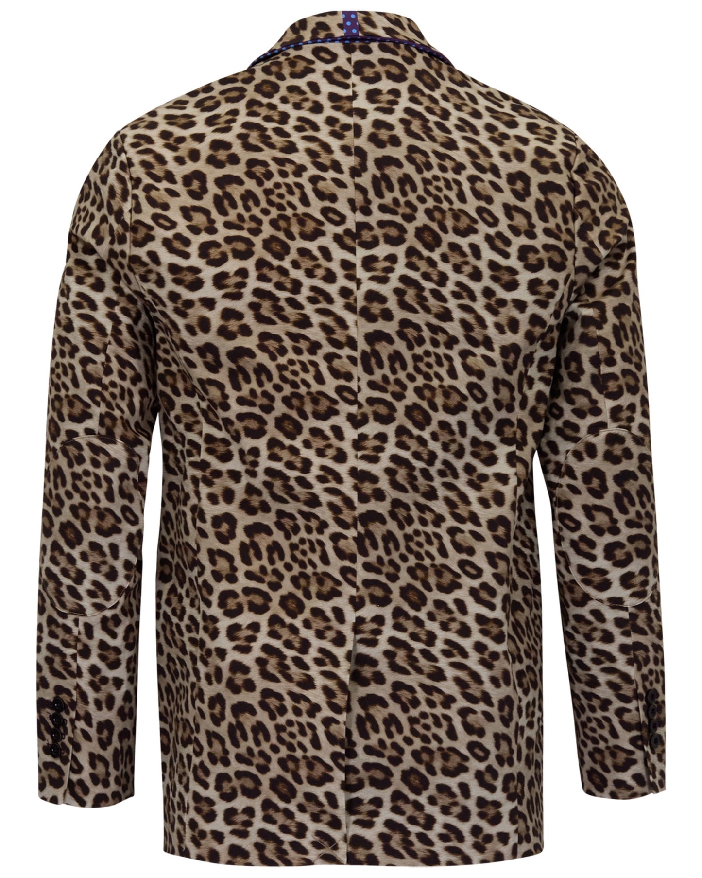 JULIUS LEOPARD BROWN MENS TAILORED BLAZER