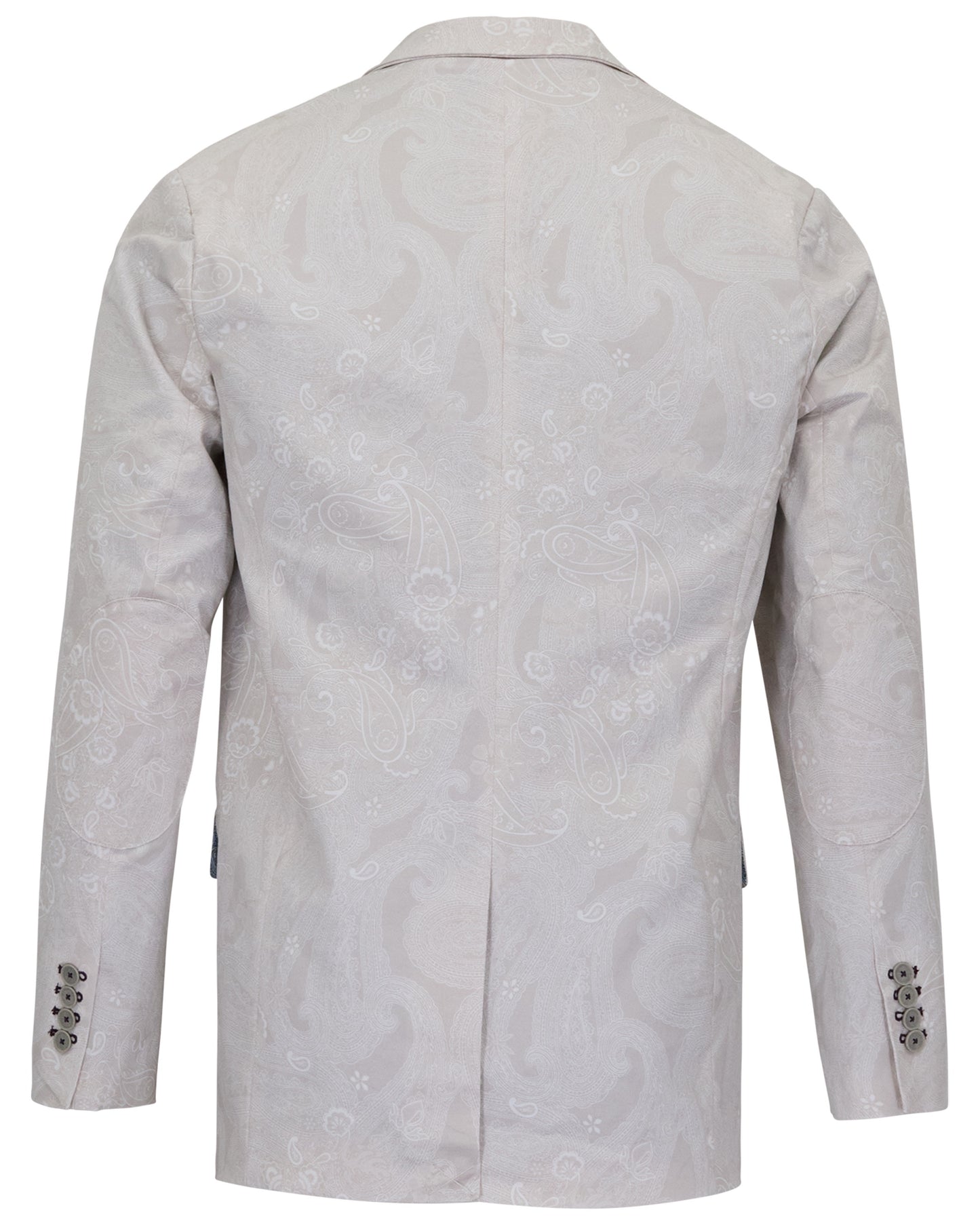 HADRIAN PAISLEY EXPLOSION IVORY MENS TAILORED BLAZER