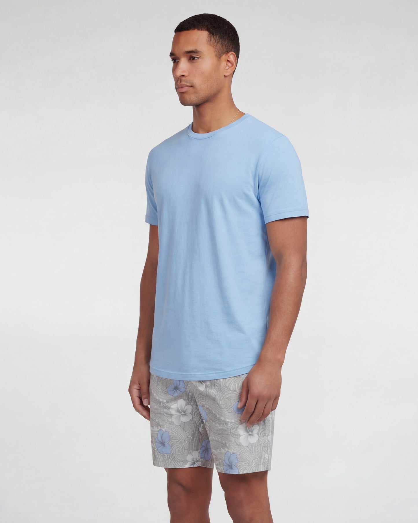 CLYDE TROPICAL PAISLEY NATURAL MENS FLAT FRONT SHORT