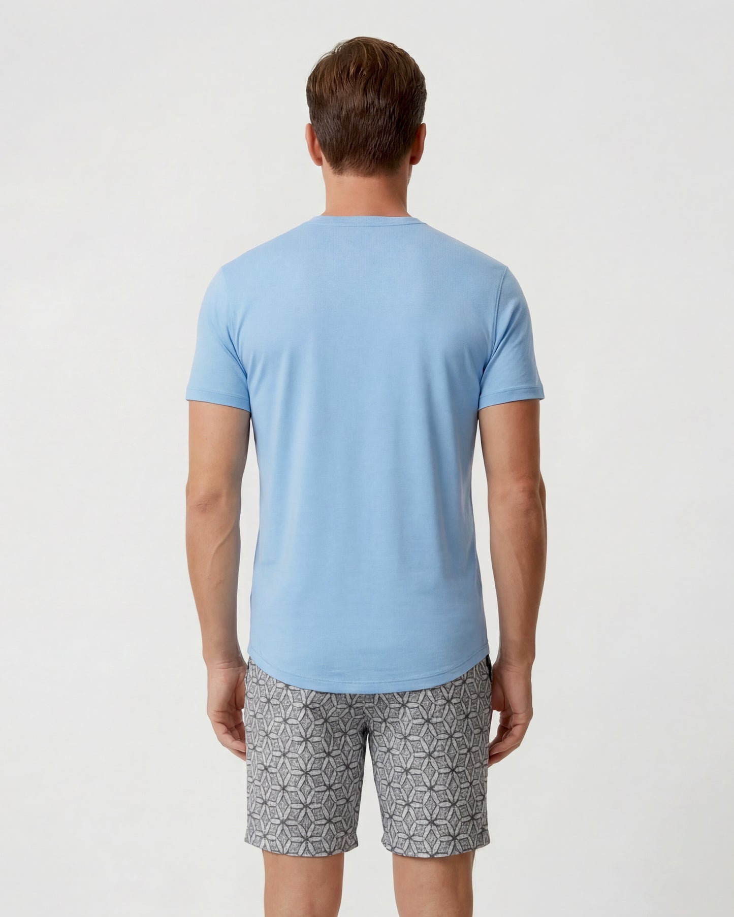 EDWARD TRIBAL NATURAL MENS FLAT FRONT SHORT