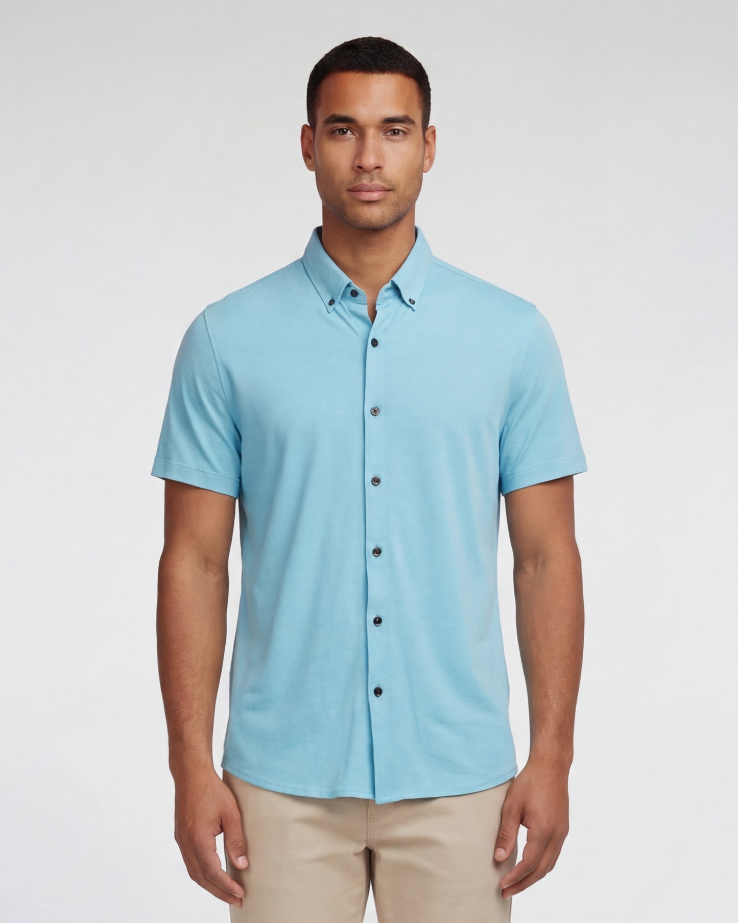 TOBIAS TEAL MENS MERINO WOOL SHIRT