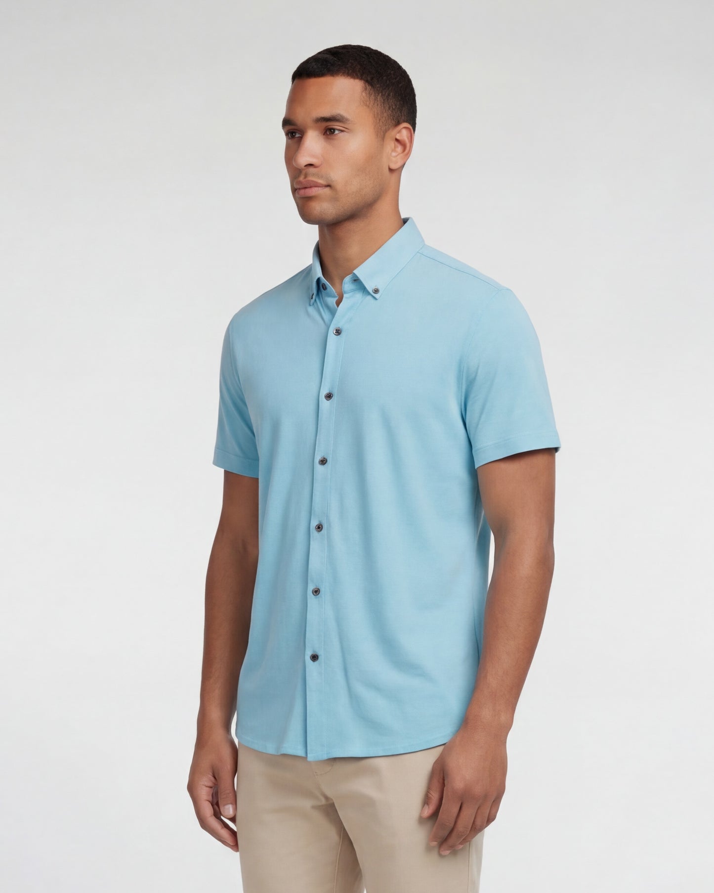 TOBIAS TEAL MENS MERINO WOOL SHIRT