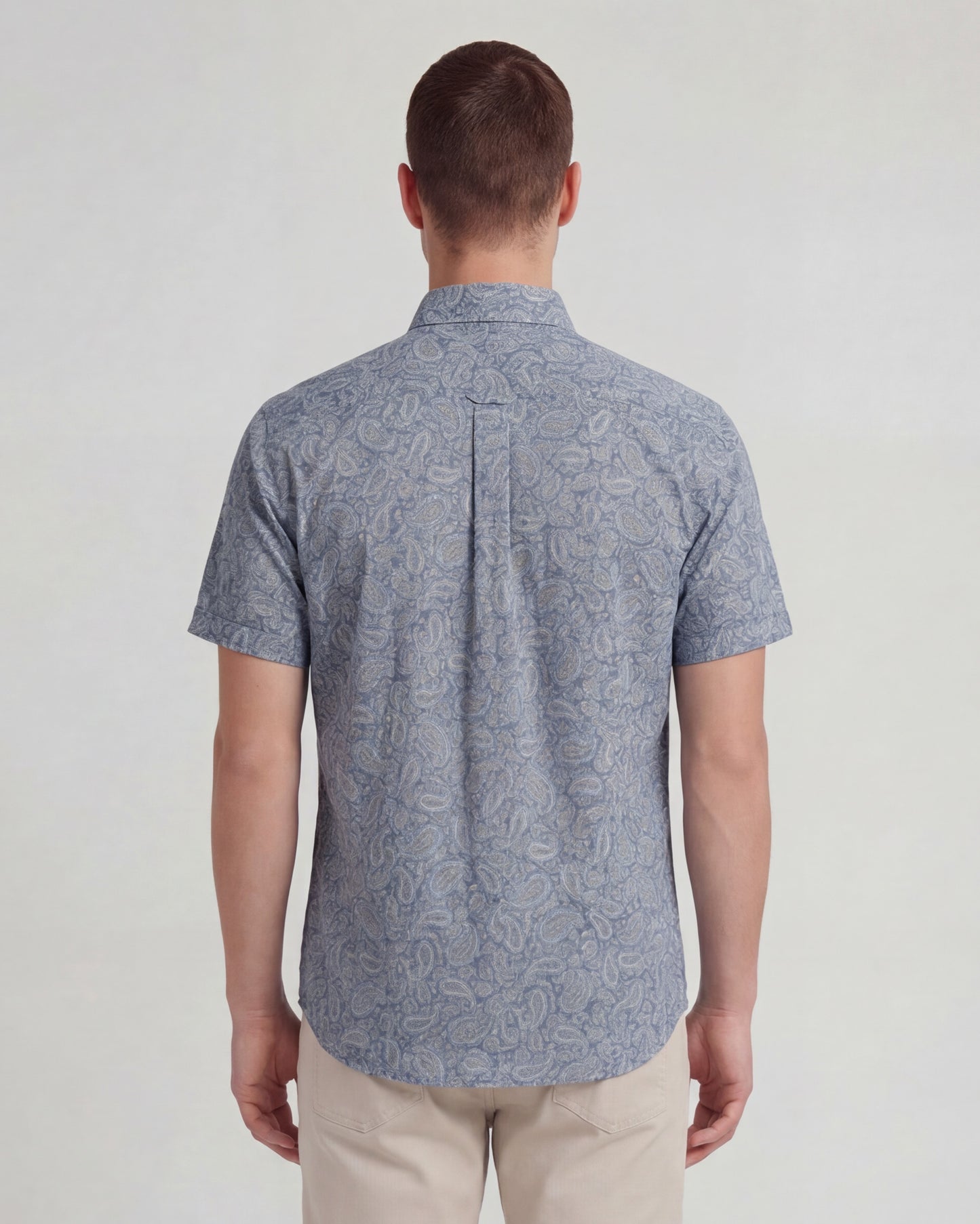 TIM PAISLEY PILE NATURAL MENS PRINTED SHIRT