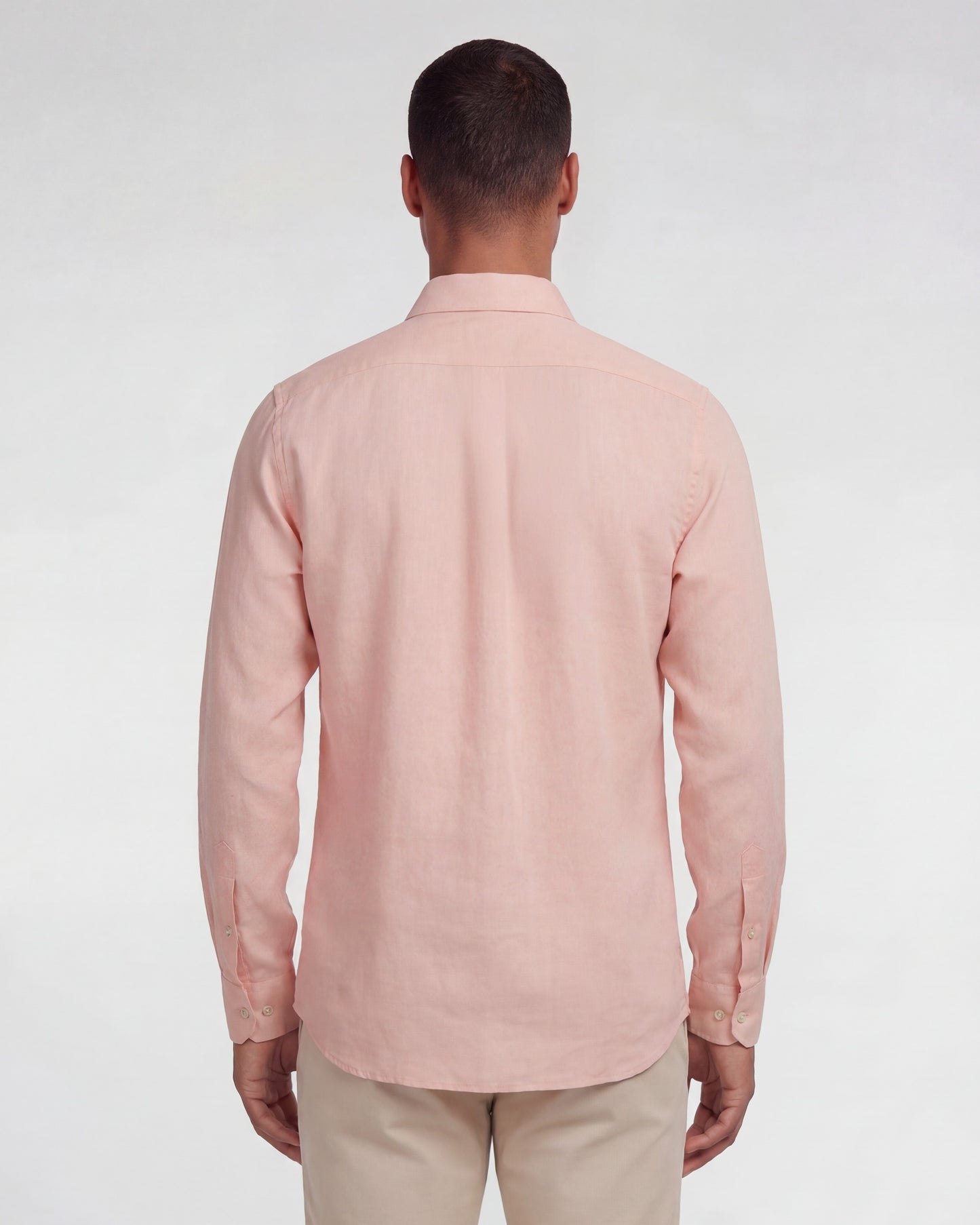 LAURENT LINEN SHIRT - PINK