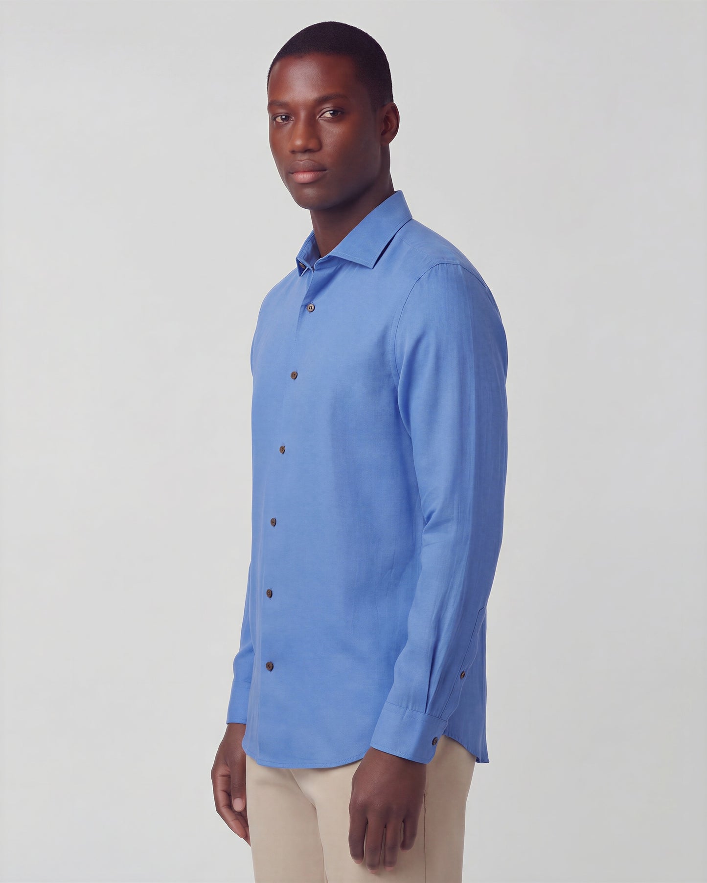 LIONEL LINEN SHIRT - SAIL BLUE