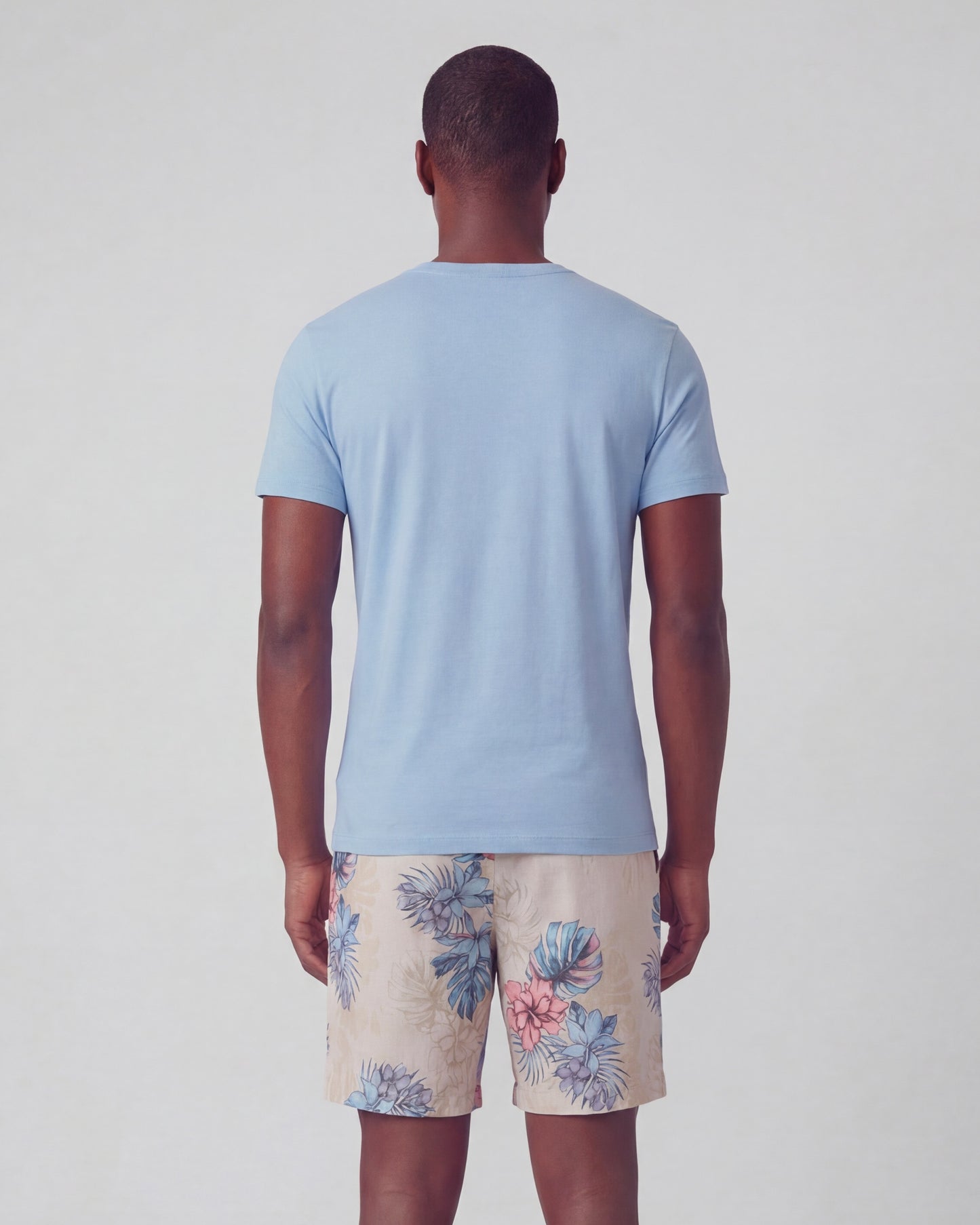 JOHN EXOTIC FLORAL NEUTRAL MENS FLAT FRONT SHORT