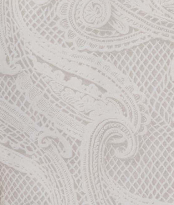 JULIA CROCHET PAISLEY IVORY WOMENS TAILORED BLAZER