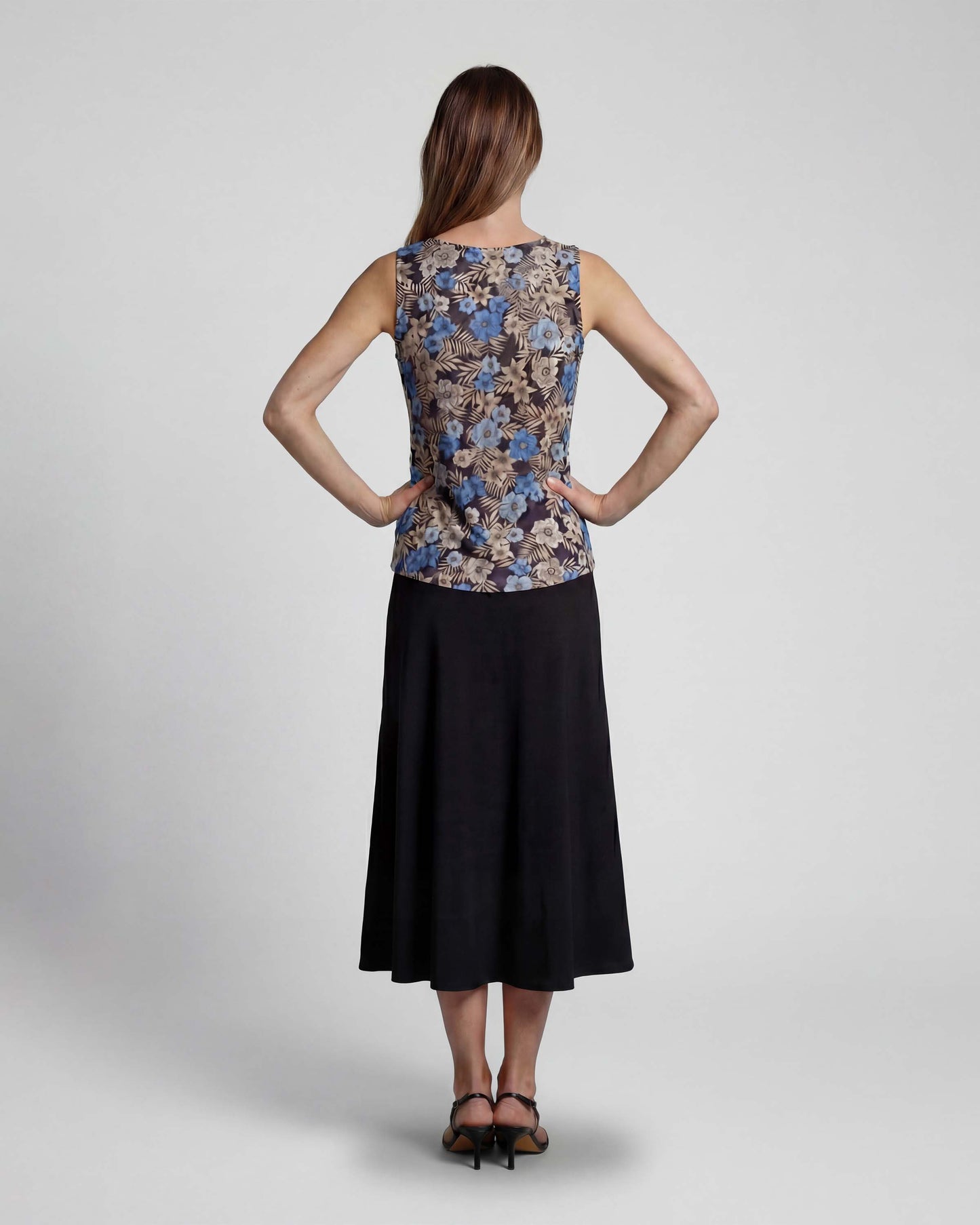 MARNI BLACK WOMENS MIDI SKIRT