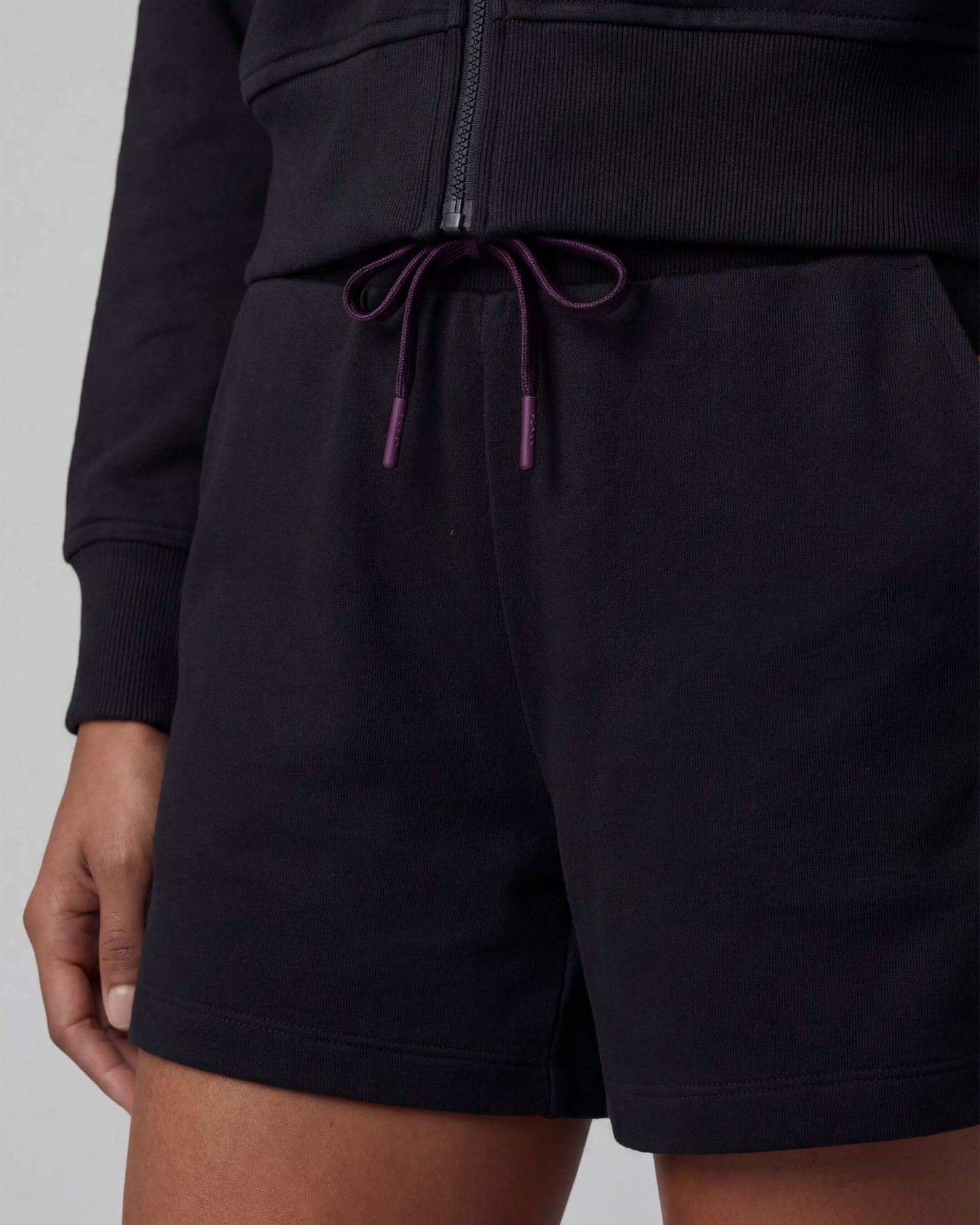 PENELOPE VERY BLACK WOMENS DRAWSTRING SHORT