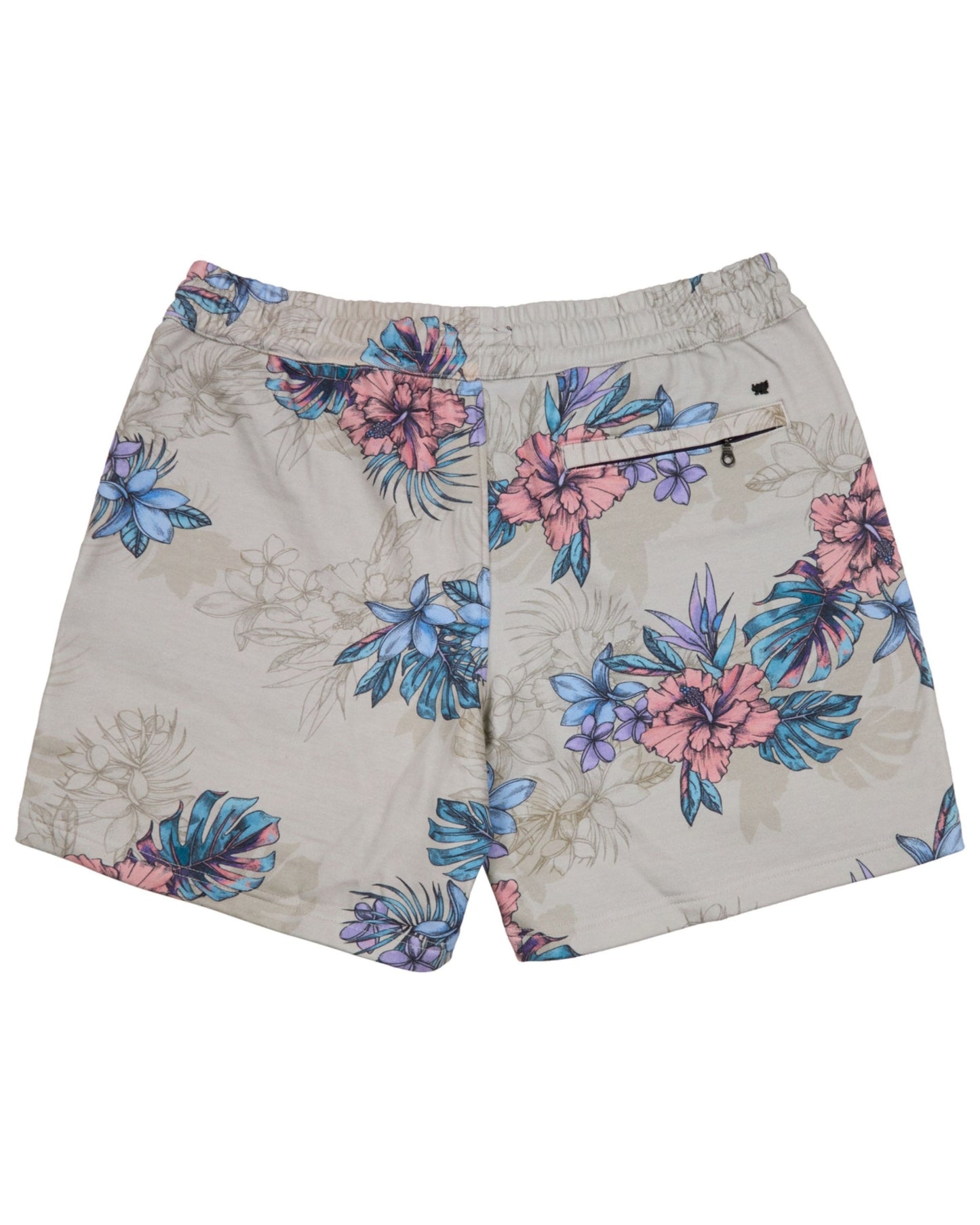 SILUS EXOTIC FLORAL NEUTRAL MENS LOUNGE SHORT