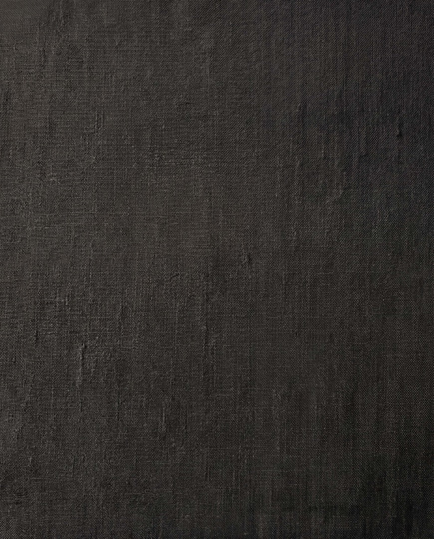 LARA BLACK WOMENS LINEN SHIRT